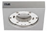 93003 Furniture surface mounted light angular ESL Disc max. 13W 230V GX53 Brushed iron