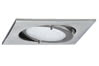 93531 Furniture recessed IP44 Quadro swivel. max.20W 12V G4 Iron brushed/steel/glass. ������� �� ������: 0 ��.