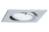 93535 Furniture recessed IP44 Quadro swiveling 12V G4 max.20W chrome/steel/glass. ������� �� ������: 0 ��.