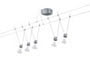94001 Wire DecoSystems Basis 100 5x20W GU5,3 Chrome matt 230/12V 100VA Metal. ������� �� ������: 0 ��.