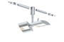 94058 Wira Spot Combisystems Linear 2x6W matt chrome metal 230/12V. ������� �� ������: 0 ��.