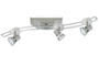 96511 Rail Sinus Teja 105 3x35W GU5,3 brushed Iron 230/12V 105VA alu/glass