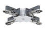 96872 URail System Light&Easy X-Connector max.1000W Chrome 230V Metal/Plastic