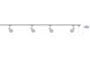 96876 URail System set Rumas 4x7W GU10 Chrome 230V Metal