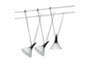 97131 Wire Systems glass 60 3x20W G4 Chrome/Satin 230/12V 60VA alu/glass. ������� �� ������: 0 ��.