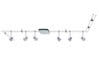 97231 Rail Spice Cumin 210 6x35W GU5,3 Chrome matt 230/12V metal/plastic