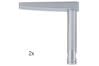 97287 Rail Spice Return/Suspension 85 1 pair Chrome matt