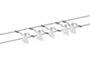 97402 Wire Systems Caracas 105 5x20W G4 Chrome/Satin 230/12V 105VA. ������� �� ������: 1 ��.