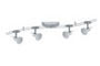 97515 Rail Systems Sheela S 150 4x35W GU5,3 Chrome matt/Opal 230/12V 150VA Met/Glass