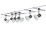 97536 Wire Systems Sheela 210 6x35W GU5,3 Black-Chr./Opal 230/12V 210VA Met/Glass. ������� �� ������: 1 ��.