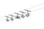97615 Wire Systems Sphere35 200 5(2x20W) GU4 Chrome 230/12V 210VA Metal. ������� �� ������: 0 ��.