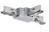 97656 URail System Light&Easy T-Connector 125mm max. 1000W Chrome matt 230V Metal