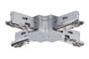 97657 URail System Light&Easy X-Connector 125mm max. 1000W Chrome matt 230V Metal