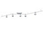 97678 Rail System Mac� RD Z180 5x20W GU4 Chrome matt 230 12V 105VA Plastic
