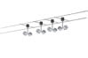 97866 Wire System GEO Q-DK 4x(2x3W) 12m Chrome matt 230 12V 60VA Metal. ������� �� ������: 0 ��.