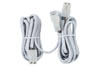 97982 Cable extension 2x2m 0,75qm 2x50W White 12V
