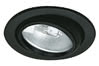 98471 Furniture recessed light swiveling max20W 12V G4 69mm bla sheet steel/glass
