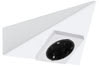 98523 Furniture surface mounted socket 3-square White/Metal