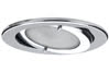 98572 Furniture Downl. IP44 swiveling max. 20W 12V G4 79mm Chrome/Steel/Glass