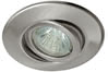 98640 Quality recessed light swiveling max.35W 12V GU4 85mm brushed Iron sheet steel. ������� �� ������: 0 ��.