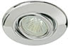 986609 Quality recessed light set swiveling max.35W 12V GU4 85mm Chrome sheet steel. ������� �� ������: 0 ��.