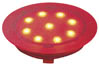 98752 Profi recessed light UpDownlight LED 1W 45mm Red plastic. ������� �� ������: 1 ��.