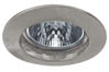 98933 Premium recessed light set 50W 60VA 230/12V GU5,3 79mm titanium alu zinc