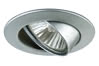 98947 Premium recessed light set swiveling 4x50W 230V GU10 83mm titanium alu zinc