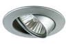 98948 Premium recessed light set swiveling 6x50W 230V GU10 83mm titanium alu zinc