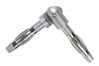 99042 Rail Systems angleplug-in connector 2er  set chrome 12V