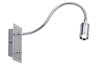 99068 Galeria Zylindro Bettleseleuchte 1x3W LED Chrom 230V DC 350 mA Metall