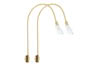 99177 Galeria Color 2x20W G4 matt brass/opal 230/12V 60VA