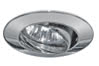 99307 Premium recessed light set swiveling 3x35W 105VA 230/12V GU4 65mm Chrom alu z