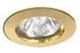 99318 Premium recessed light set 3x35W 105VA 230/12V GU4 55mm Gold alu zinc