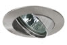 99445 Premium recessed light set swiveling 4x35W 150VA 230/12V GX5,3 83mm brush. Ir