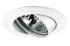 99453 Premium recessed light set swiveling 4x35W 150VA 230/12V GU5,3 83mm Wh alu zi