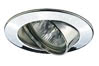 99410 Premium recessed light set swiveling 4x50W2x105VA 230/12V GU5,3 83mmChr alu z