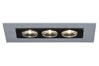 99457 Premium Downl. set Cardano LED 3x(3x1W) 230V Chrome matt/Alu