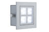 99498 Professional recessed light LED Wall Window 2 2W 230V 90mm Aluminium matt metallic. ������� �� ������: 1 ��.