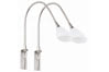 99675 Galeria Flexo II 2x20W G4 Nickel Satinised/opal 230/12V 60VA alu/glass