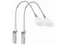 99677 Galeria Flexo II 2x20W G4 Chrome/opal 230/12V 60VA alu/glass