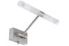 99681 Galeria Calami mirror lamp 2x40W G9 Nickel Satinised 230V Metal