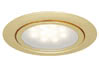 99813 Furniture DL Set LED 3x1W 12VA 230/12V 65mm Gold/Metal