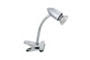99823 Spotlights Gesa clamp spot 35W GU10 titanium 230V alu/glass