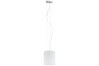 99859 Living Carvu pendant lamp 1x25W energy saving bulb E27 Chrome opal-satin 230V Metal Glass